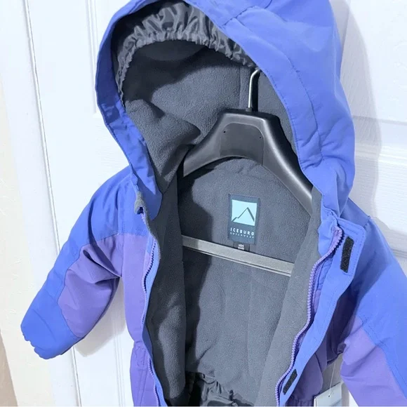 ICEBURG Girls Lilac Snowsuit ,Size kids S (4/5) , Keep warm in style - Picture 7 of 16